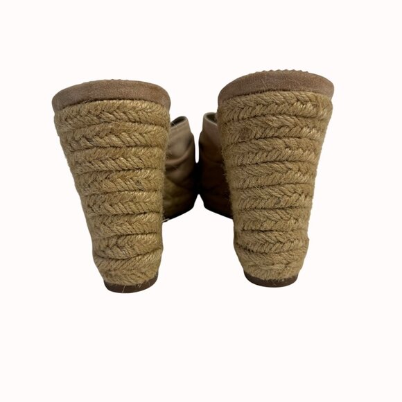 Circus Sam Edelman Bea Espadrille Wedge Bea Sandals Size 7.5 Beige Knot Summer - Picture 7 of 14